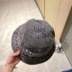 with dust bag [LV Louis Vuitton] 2023 spring and summer denim smiley face simple paragraph fisherman's hat, the big models are super good with, hurry to get!