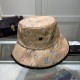 [LV Louis Vuitton] 2023 new ripples of large knitted fisherman's hat, super good with the eyes into a closed one!