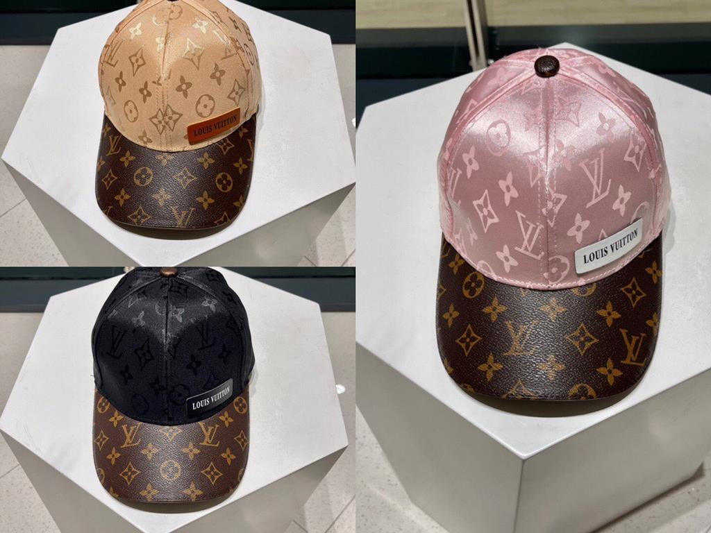 LV Louis Vuitton   official website high version of the baseball cap shipment, classic baseball cap, LOGO embroidery, very classic classic, popular retro beauty, available in all seasons, out of the must-have, very show 