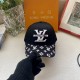 LouiVuittonLV   counter new Louis Vuitton home embroidery baseball cap, simple and generous Men and women universal baseball cap