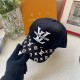 LouiVuittonLV   counter new Louis Vuitton home embroidery baseball cap, simple and generous Men and women universal baseball cap