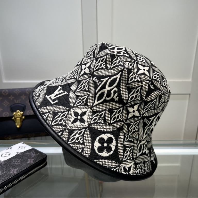 New! Louis Vuitton LouisVuitton   new LV fisherman hat heavy industry to build   fisherman series high-end atmosphere, versatile models   men and women!