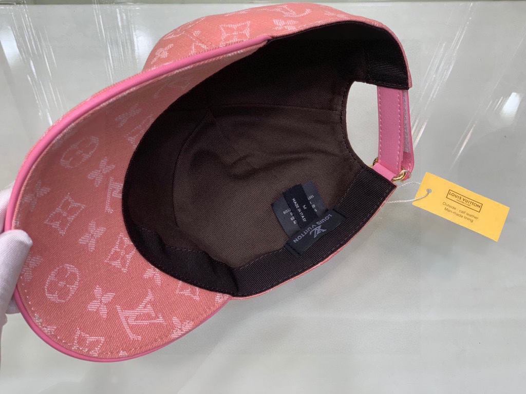 The lv jacquard upgrade ships! Fabric upgrades, accurate pair of flowers!With box bag, LV Louis Vuitton new original single baseball cap, LV cowboy jacquard, counter 11 open mold customized, original canvas fabric   head