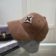 LouiVuittonLV  Counter new Louis Vuitton home embroidered baseball cap, simple and generous Men and women universal sun hat.