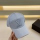 LV (Louis Vuitton) original single baseball cap, washed denim, counter 11 open mold customized, original denim fabric   head layer cowhide, lightweight and breathable! Awesome quality, base head circumference 56, adjusta