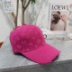 Louis Vuitton LV   Milan counter new hat female foreign full embroidery baseball cap, show face small shade sun protection