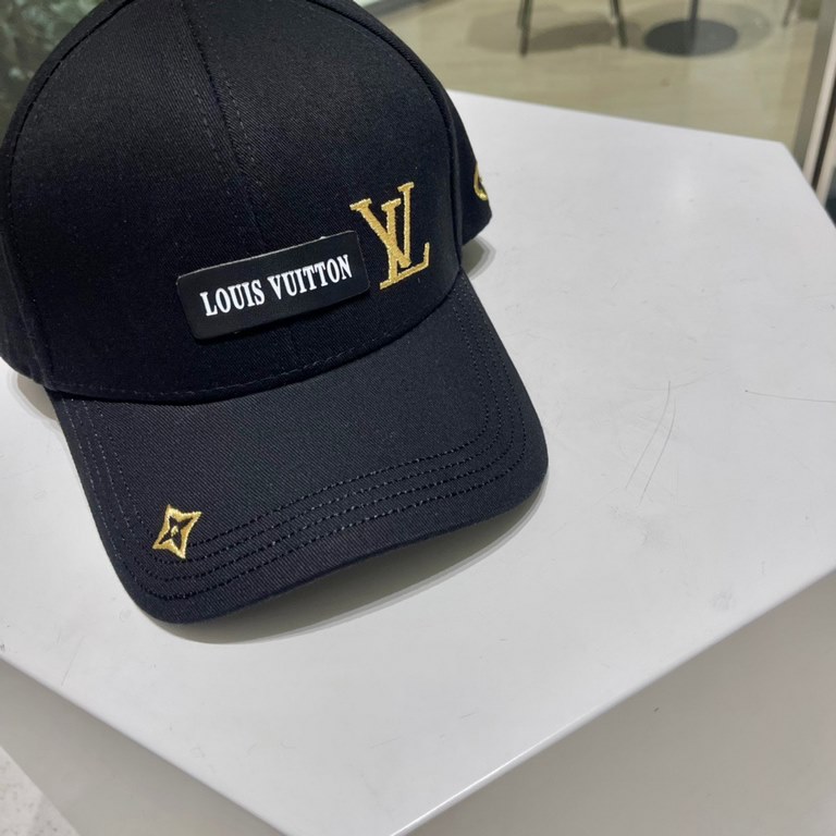 LV Louis Vuitton new duck tongue cap, men's and women's baseball cap, head circumference 57cm