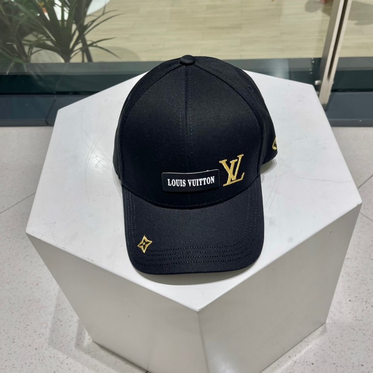 LV Louis Vuitton new duck tongue cap, men's and women's baseball cap, head circumference 57cm