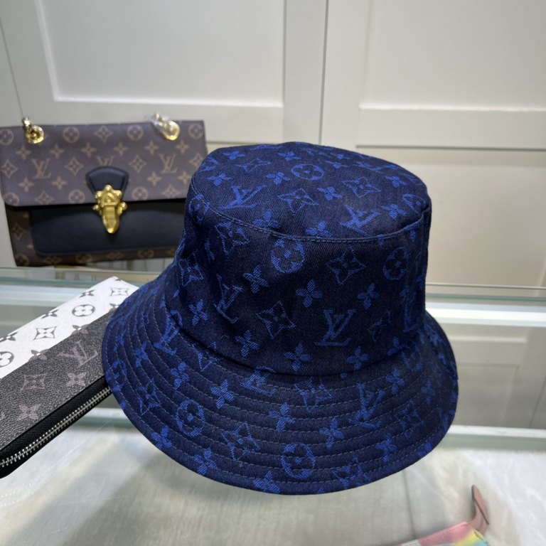 New! Louis Vuitton LouisVuitton   New LV fisherman's hat reworked   Cowboy series high-end atmosphere, versatile models   men and women!