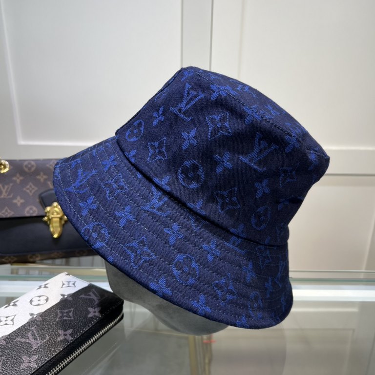 New! Louis Vuitton LouisVuitton   New LV fisherman's hat reworked   Cowboy series high-end atmosphere, versatile models   men and women!