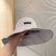 with dust bag [LV Louis Vuitton] 2023 spring and summer new large-brimmed double-sided big brand bear fisherman's hat, sunshade big models super good with the closed eyes into one of the