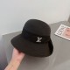 LV Louis Vuitton Straw Hat, rolled design, old flower webbing, celebrity style, head circumference 57cm