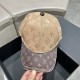 Louis Vuitton LouisVuitton 2023 spring and summer new LV baseball cap, heavy construction   perfect old flower camouflage, high-end atmosphere, versatile models   men and women!