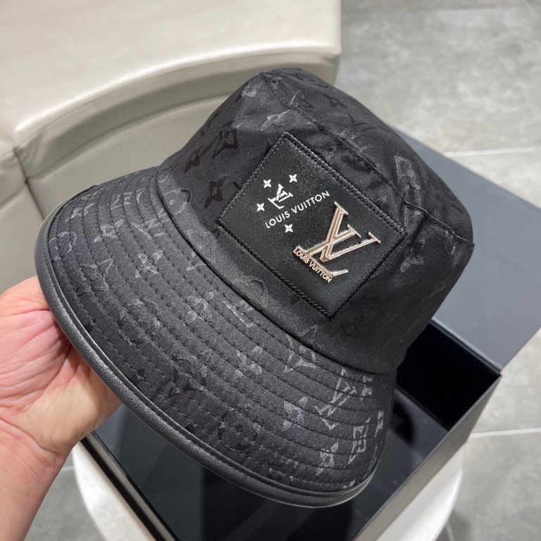 lv Louis Vuitton  2023 early spring new original single LV fisherman's hat, simple atmosphere Individuality full of exquisite embroidery design Full of fashion sense   This hat is definitely worth getting!