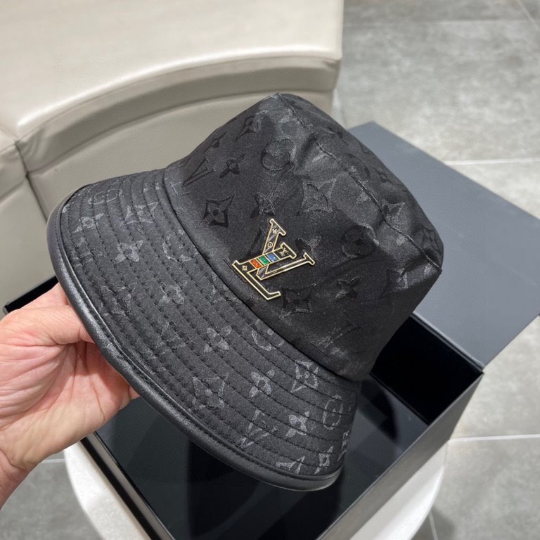 lv Louis Vuitton  2023 early spring new original single LV fisherman's hat, simple atmosphere Individuality full of exquisite embroidery design Full of fashion sense   This hat is definitely worth getting!