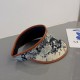 Lv new hair band sun hat, hollow top duck tongue hat two colors