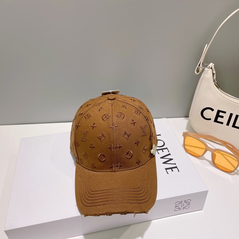 Louis Vuitton Baseball Cap LouisVuitton  New LV baseball cap, heavy duty  perfect embroidery, high end atmosphere, versatile models Universal for men and women!