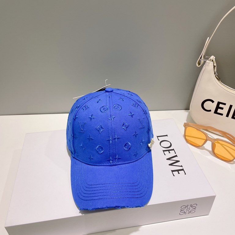 Louis Vuitton Baseball Cap LouisVuitton  New LV baseball cap, heavy duty  perfect embroidery, high end atmosphere, versatile models Universal for men and women!