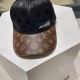 LV Louis Vuitton   official website high version of the baseball cap shipment, classic baseball cap, LOGO embroidery, very classic classic, popular retro beauty, available in all seasons, out of the must-have, very show 