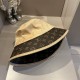 ￥LV Louis Vuitton SpringSummer Fisherman's Hat, Head Circumference 57cm Unisex