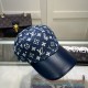 Year classic quotes LouiVuittonLV   counter new Louis Vuitton home embroidery baseball cap, simple and generous Men and women universal sun hat, the