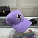 ^_^ LouiVuittonLV  counter new Louis Vuitton home embroidery baseball cap, simple and generous Men and women universal sun hat, the