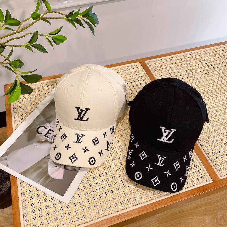 Louis Vuitton LV ~ 2023 spring and summer new explosive models of baseball caps  , the big models are super good with, hurry to get!