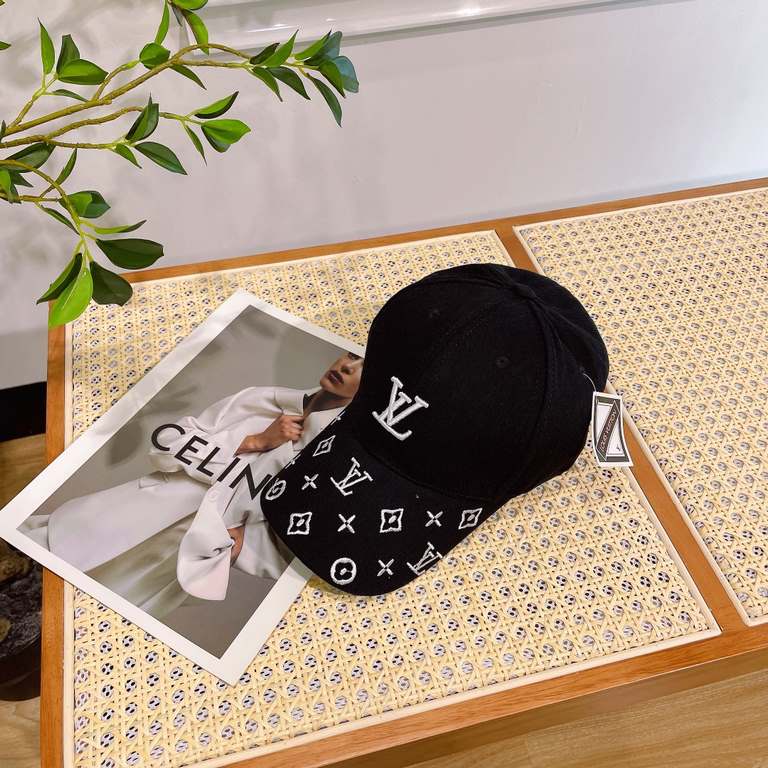 Louis Vuitton LV ~ 2023 spring and summer new explosive models of baseball caps  , the big models are super good with, hurry to get!