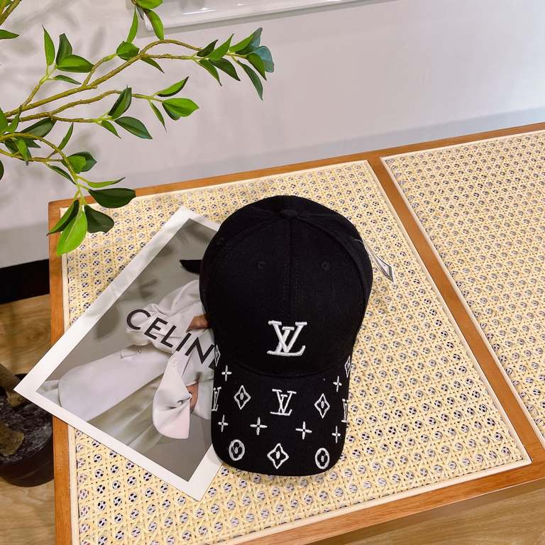 Louis Vuitton LV ~ 2023 spring and summer new explosive models of baseball caps  , the big models are super good with, hurry to get!