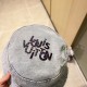 with dust bag [LV Louis Vuitton] 2023 spring and summer denim smiley face simple paragraph fisherman's hat, the big models are super good with, hurry to get!