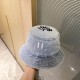 with dust bag [LV Louis Vuitton] 2023 spring and summer denim smiley face simple paragraph fisherman's hat, the big models are super good with, hurry to get!