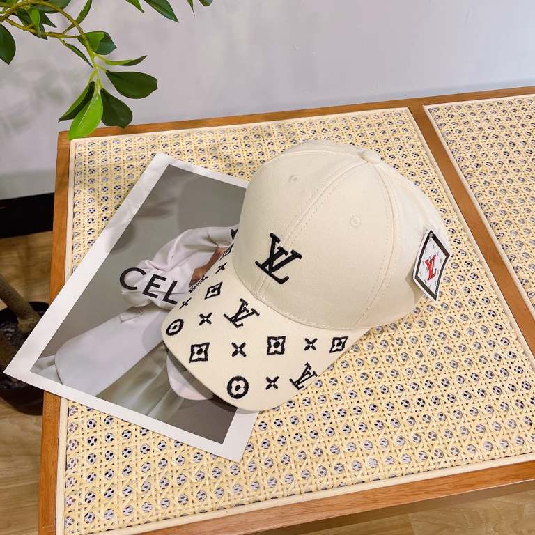 Louis Vuitton LV ~ 2023 spring and summer new explosive models of baseball caps  , the big models are super good with, hurry to get!