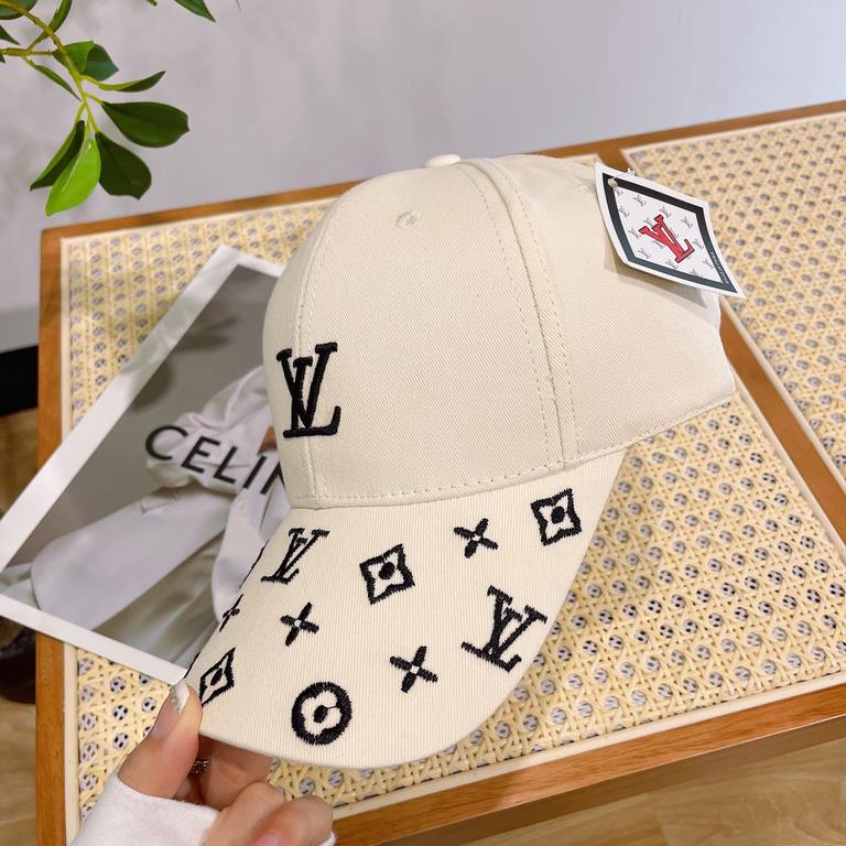 Louis Vuitton LV ~ 2023 spring and summer new explosive models of baseball caps  , the big models are super good with, hurry to get!