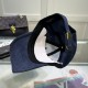 LouiVuittonLV  Counter new Louis Vuitton home embroidered baseball cap, simple and generous Men and women universal sun hat.