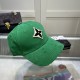 LouiVuittonLV  Counter new Louis Vuitton home embroidered baseball cap, simple and generous Men and women universal sun hat.