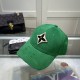 LouiVuittonLV  Counter new Louis Vuitton home embroidered baseball cap, simple and generous Men and women universal sun hat.