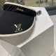 lv Louis Vuitton Japanese UV ice silk sun hat female anti-ultraviolet face shielding sunscreen hollow top hat summer outdoor beach sun hat