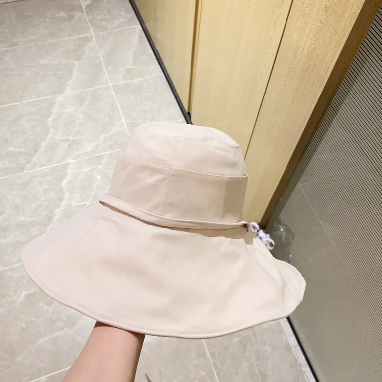 with dust bag [LV Louis Vuitton] 2023 spring and summer new large-brimmed double-sided big brand bear fisherman's hat, sunshade big models super good with the closed eyes into one of the