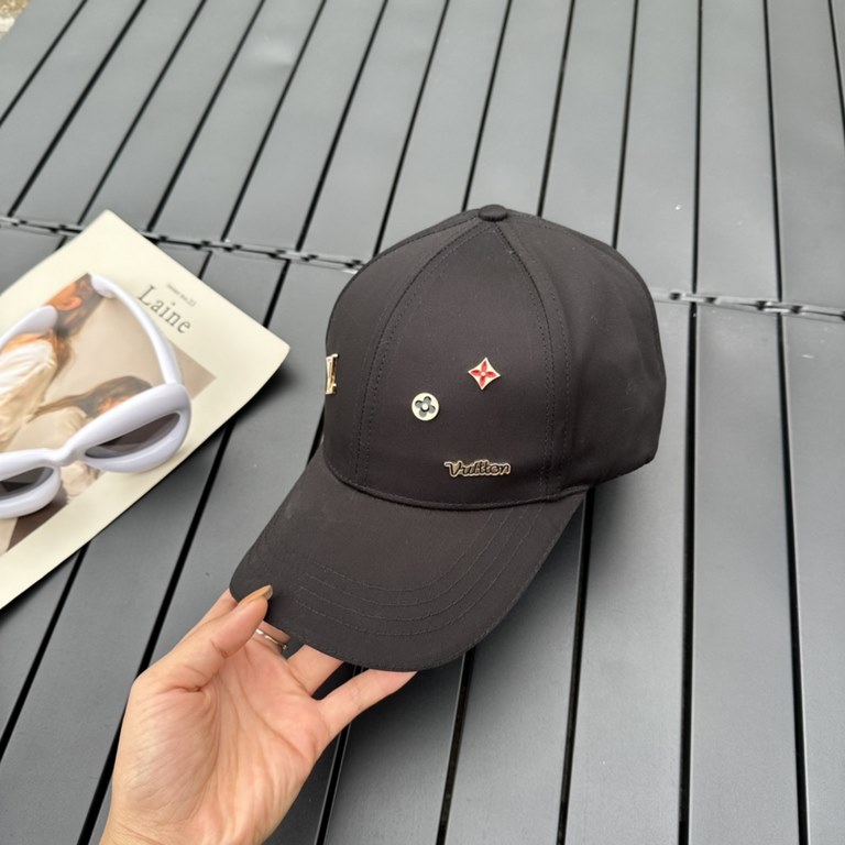 Louis Vuitton LouisVuitton   new LV baseball cap, heavy construction   perfect old flowers, high-end atmosphere, versatile models   men and women!