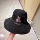 with dust bag [LV Louis Vuitton] 2023 spring and summer new large-brimmed double-sided big brand bear fisherman hat, sunshade big models super good with the eyes closed into a