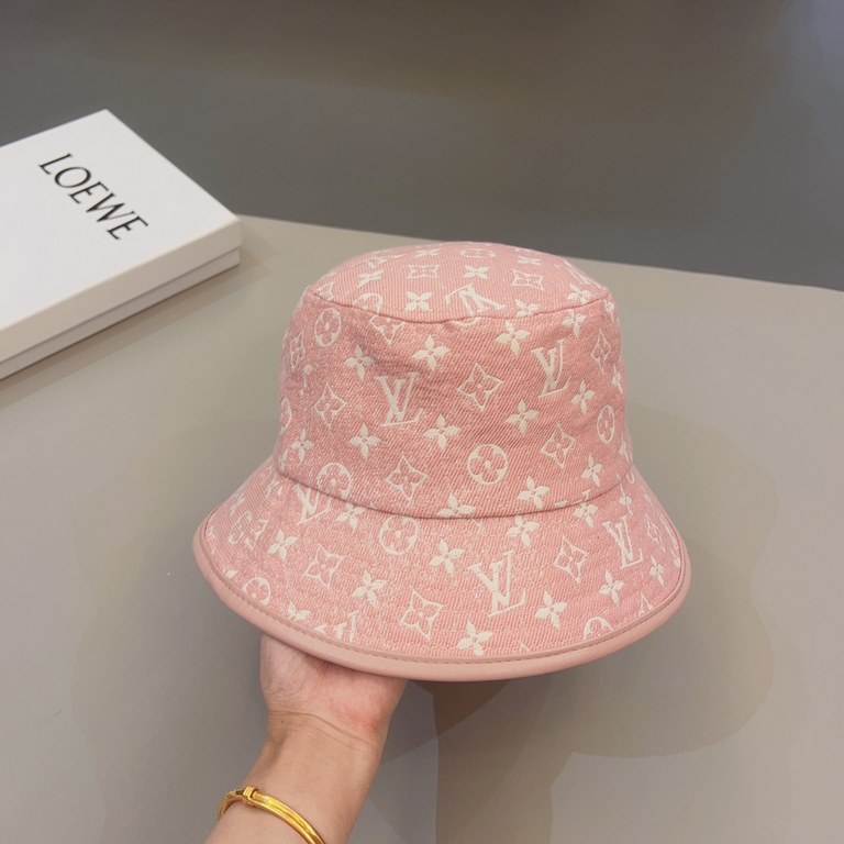 lv louis vuitton   newest snowflake pattern solo spliced fisherman's hat arrives   new fisherman's hat , novelty and fashion, sunshade and sunscreen.