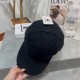 Louis Vuitton LV   Milan counter new hat female foreign full embroidery baseball cap, show face small shade sun protection