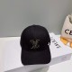 LV   counter new Louis Vuitton home embroidery baseball cap, simple and generous Men and women universal sun hat