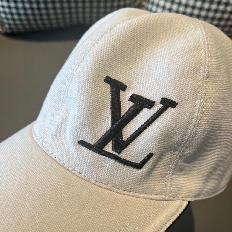 LV (Louis Vuitton) new original single baseball capWith box cloth bag, LV (Louis Vuitton) new original single baseball cap, LV embroidery, counter 11 open mold customized, original canvas fabric   head layer cowhide, fin