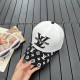 Classic Quotes LouiVuittonLV  Counter new Louis Vuitton Home Embroidered Baseball Caps, Simple and Generous Men and women universal sun hat.