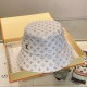 LV Louis Vuitton shipments, classic fisherman's hat, very classic classic, popular retro beauty, available in all seasons, go out must-have, very show face is small!