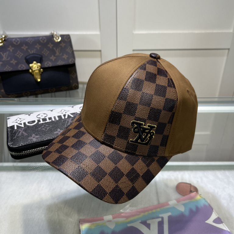 P classic quotes LouiVuittonLV   counter new Louis Vuitton home embroidery baseball cap, simple and generous Men and women universal sun hat, the