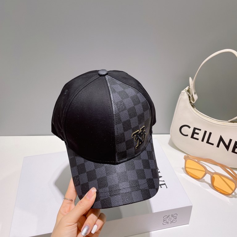 New! Louis Vuitton LouisVuitton   new LV baseball cap, heavy construction   early spring collection of high-end atmosphere, versatile models   men and women!