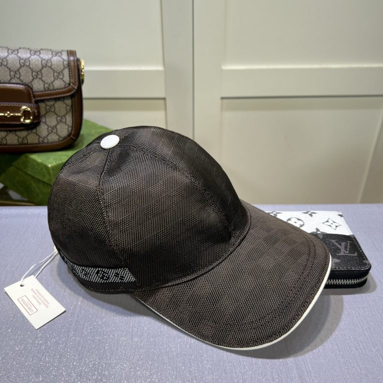 LV (Louis Vuitton) new original single baseball cap, 11 open mold customized, original printed satin fabric   counter plaid leather, meticulous and perfect workmanship, awesome quality, base head circumference 56, patch 