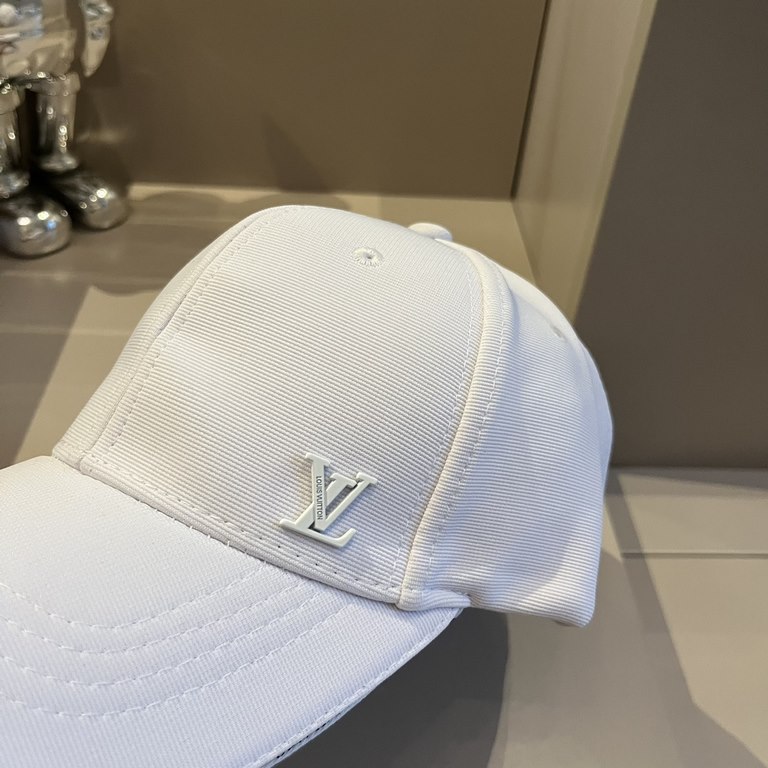 ￥LV SpringSummer Baseball Cap, Men's and Women's Duck Tongue Cap, Head Circumference 57cm, Adjustable